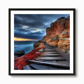 Path To The Ocean Art Print