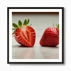 Strawberry Stock Videos & Royalty-Free Footage Art Print