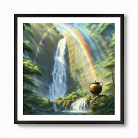 Rainbow Pot Of Gold Art Print