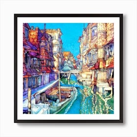 Venice Canal 1 Póster