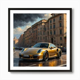 Porche 911 Art Print