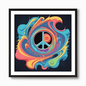 Peace Sign Art Print