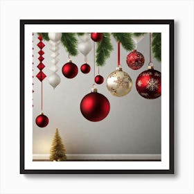 Christmas Decorations 8 Art Print