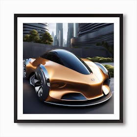 Futuristic Concept Car 3 Art Print