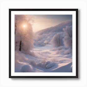 Winter Landscape 4 Art Print