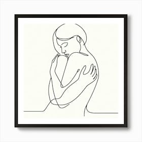 The Art Of Self Love (Line Drawing) Style A Art Print