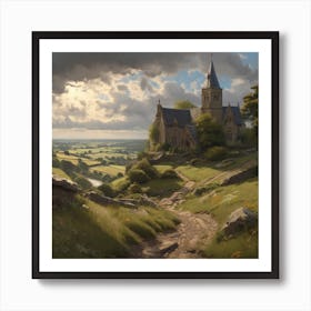 Castle On The Hill Art Print