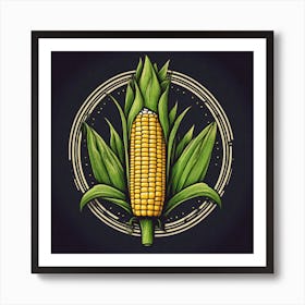 Sweetcorn As A Logo (45) Art Print