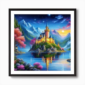 Fairytale Castle Art Print