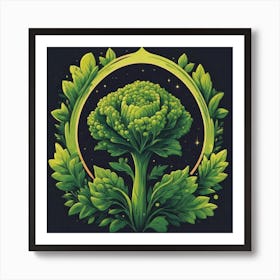 Broccoli Tree 1 Art Print