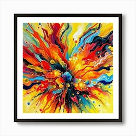 Abstract Painting 19 Art Print