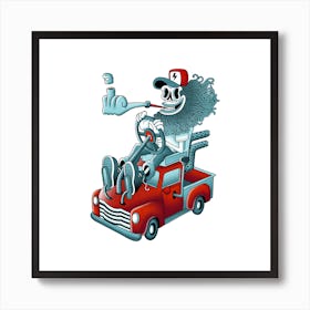 Cranium Trucker S Art Print