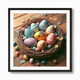 Easter eggs decoration  Affiche