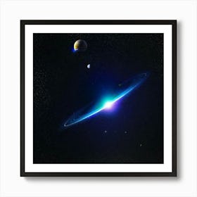 Planets In Space 3 Art Print