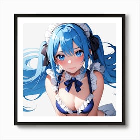 Maid Anime Art Print