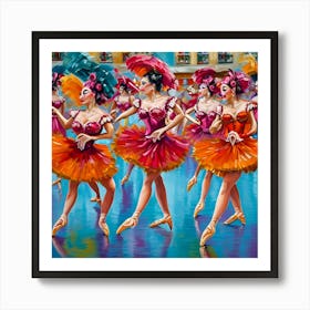 Dancing Ballet Art Print