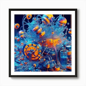 DMT ai art 019 Art Print