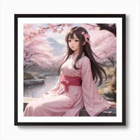 Asian Girl 2 Art Print