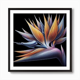 Flower of Bird of Paradise 8 Art Print