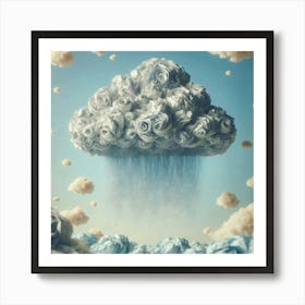 Cloud Of Roses Art Print