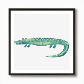 Alligator or Maybe Crocodile Art Print