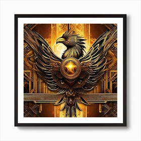 Golden Eagle 3 Art Print