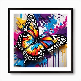 Colorful Butterfly 28 Art Print