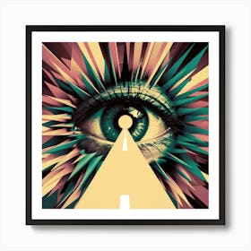 Human eye Art Print