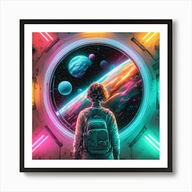 Space Art 1 Art Print