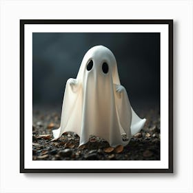 Ghost On The Ground Art Print