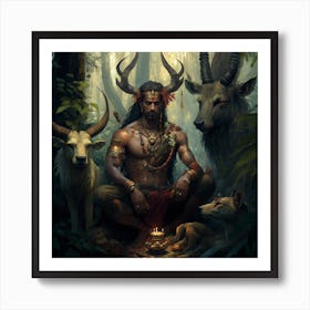 King of the forest Art Print