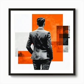 Businessman In Business Suit Art Print