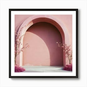 Pink Archway Art Print