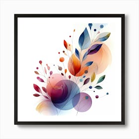 Abstract Flower 3 Art Print