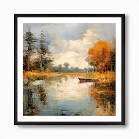 Reflections: Impressionistic Symphony Art Print