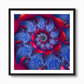 Fractal Spiral Art Print