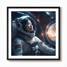 Astral Odyssey - Celestial Beauty In Infinite Horizons Poster