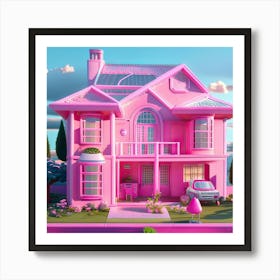 Barbie Dream House (771) Art Print