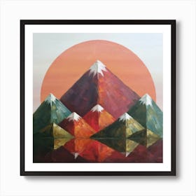 Mountain Ranges 2 Art Print