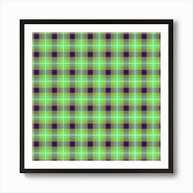 Plaid Fabric 56 Art Print