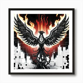 phoenix rising Art Print