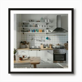 Minimalist Kitchen Art Print