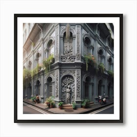 Street Scene In Singapore8 Art Print