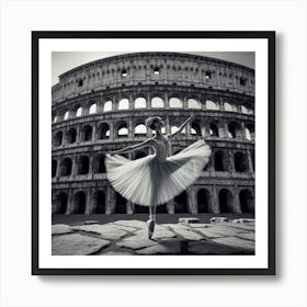 Ballet In Rome Art Print