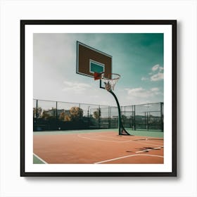 Basketball Court 32 Art Print