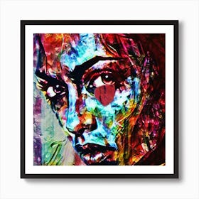 Portrait Of A Woman 12 Art Print