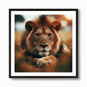 Lion Portrait 1 Art Print