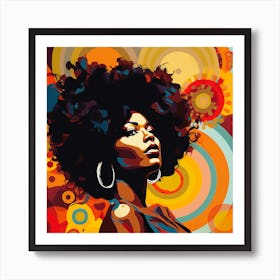 Afro Girl 37 Art Print