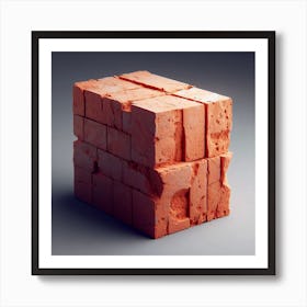 Bricks Stock Videos & Royalty-Free Footage Art Print