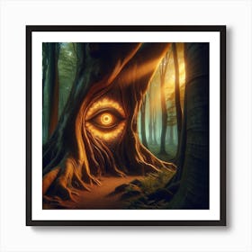 Eye Of The Forest Art Print